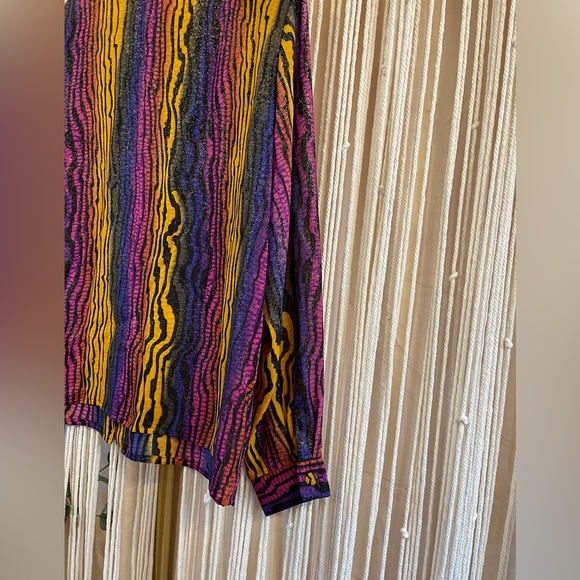 Vintage Jordan Multicolor Striped blouse - Picture 4 of 5